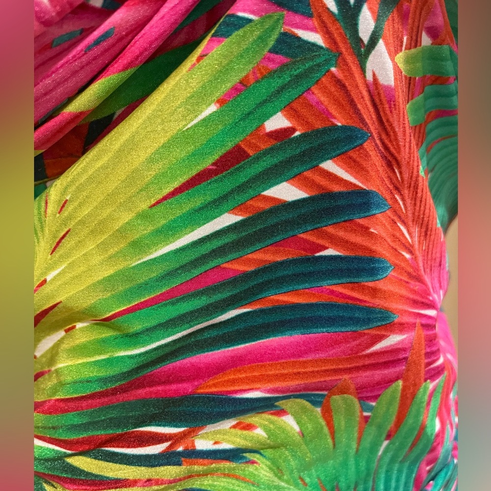 2Bamboo Tropical Tankini I’m gorgeous colors Medium - Picture 2 of 9